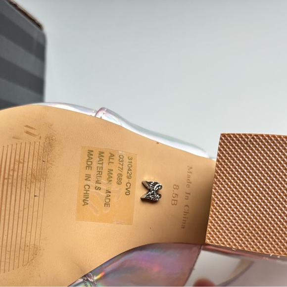 Victoria's Secret Holographic Strappy Sandals - Picture 8 of 11